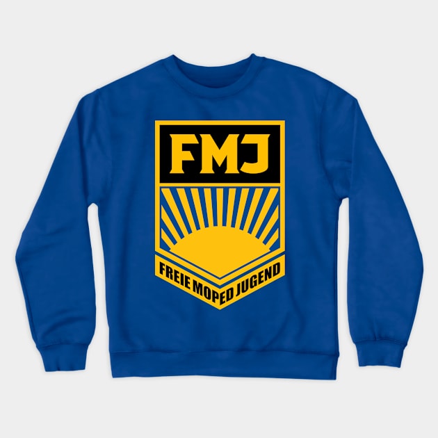 FMJ - Free Moped Youth Logo Crewneck Sweatshirt by GetThatCar